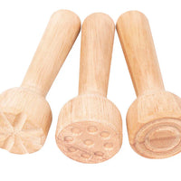 JOVI | PLASTALINA Baby 3 Wooden Clay Stamps