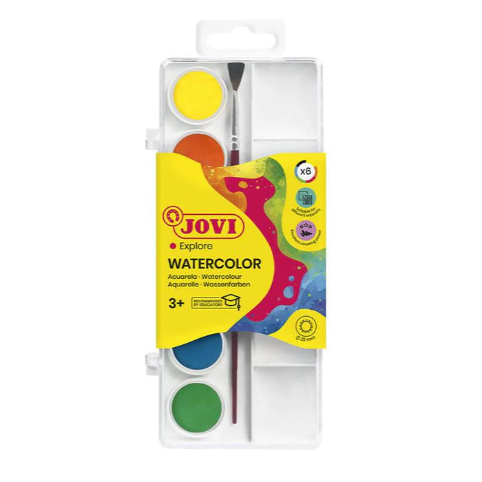 Jovi | Watercolour 20mm Tablets Set of 6