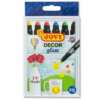 Jovi Decor | Glass Wax Markers Pack of 6