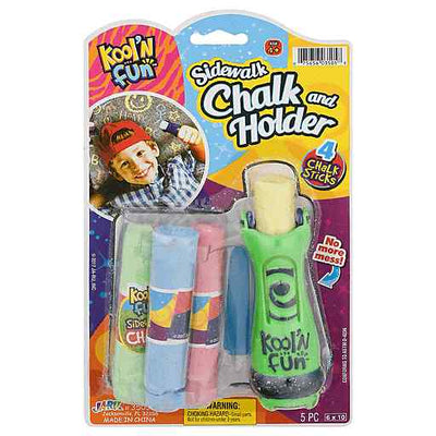 Kool n Fun - Sidewalk Chalk and holder