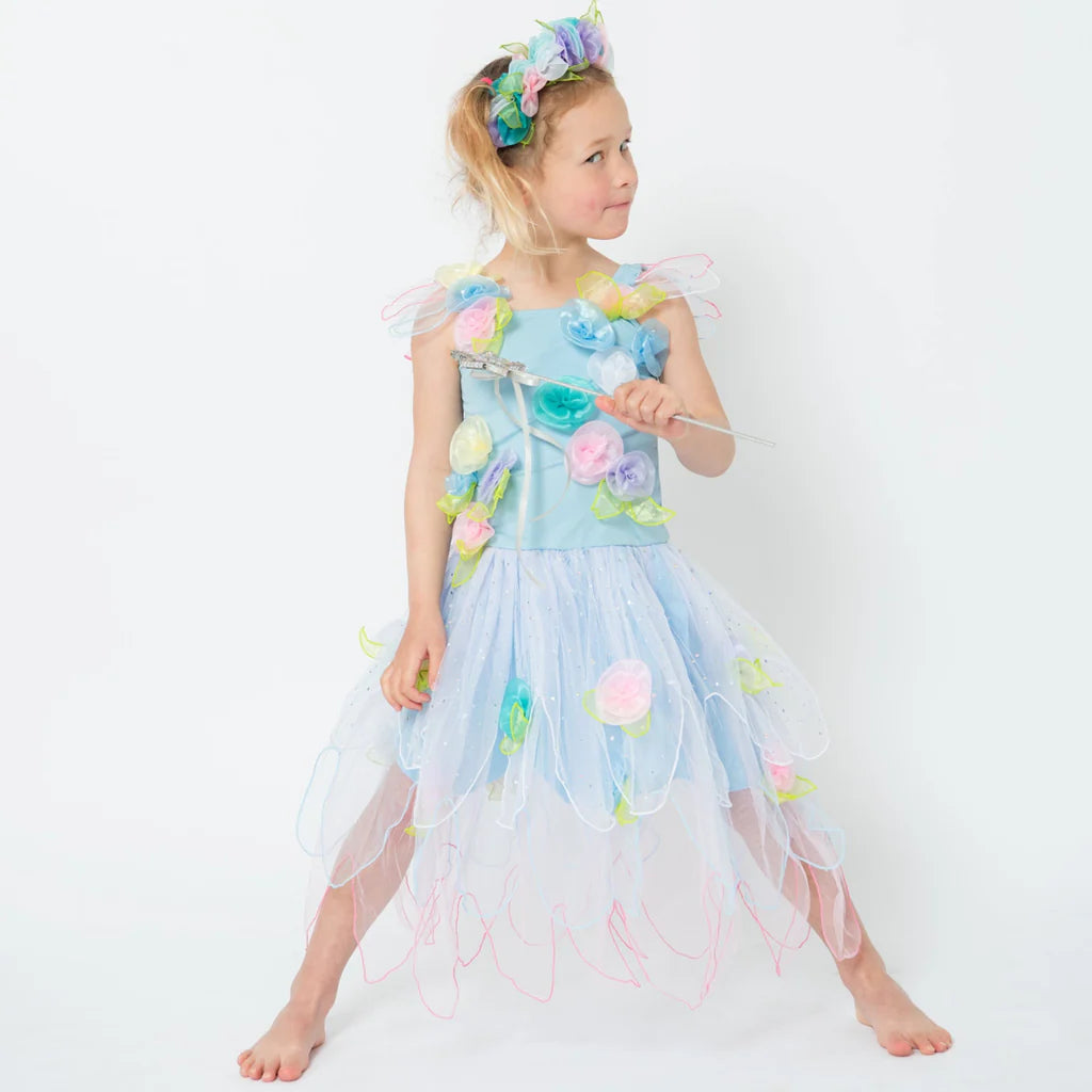 Let's Dress Up | Crystal Fairy Dress Light Blue | Grasshopper Let's Dress Up | Crystal Fairy Dress Light Blue | Grasshopper