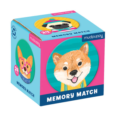 Mudpuppy | Dog Portraits Mini Memory Match