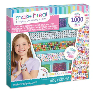 Make It Real | Alphabet Bead Bracelet Set