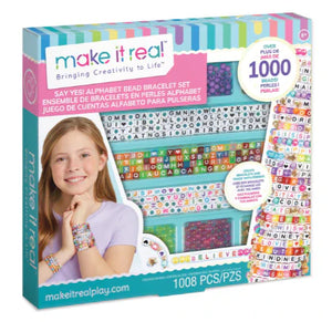 Make It Real | Alphabet Bead Bracelet Set