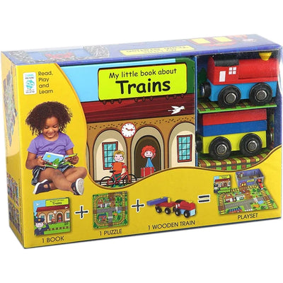 My Little Village | Train Station - Book Playset Puzzle