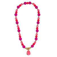 Pink Poppy | Fairy Delight Beaded Necklace with Pendant
