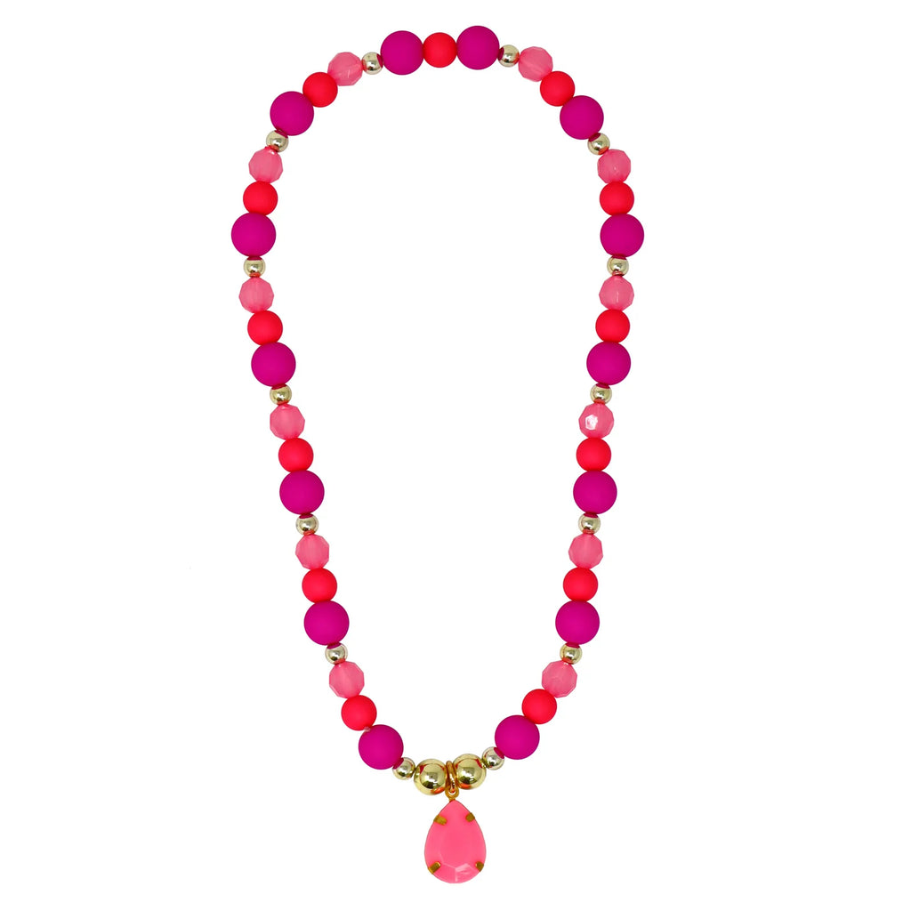 Pink Poppy | Fairy Delight Beaded Necklace with Pendant