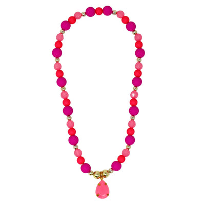 Pink Poppy | Fairy Delight Beaded Necklace with Pendant