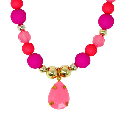 Pink Poppy | Fairy Delight Beaded Bracelet With Pendant