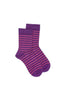 Norsewear | Kids Stripe Merino Sock Purple/Pink