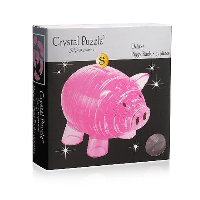 Crystal 3D Puzzle Pink Piggy Bank