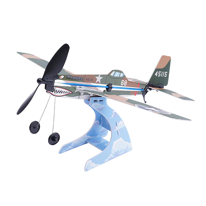 Play Steam | P-40 Warhawk Rubber Band Aeroplane