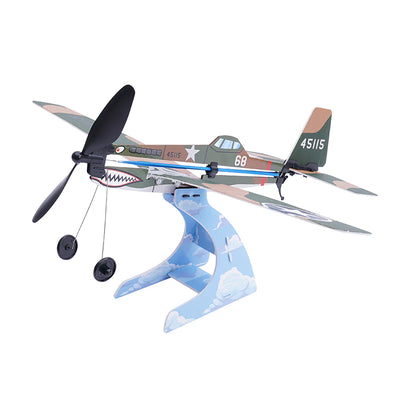 Play Steam | P-40 Warhawk Rubber Band Aeroplane