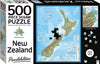 Puzzlebilities | New Zealand Map Puzzle 500pc