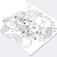 Rachel Ellen | Unicorns & Rainbows Colouring Book