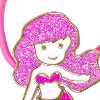 Pink Poppy |  Shimmering Mermaid Hair Elastic