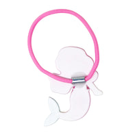 Pink Poppy |  Shimmering Mermaid Hair Elastic