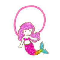 Pink Poppy |  Shimmering Mermaid Hair Elastic