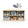 Speedy Monkey | Car Display Case with 6 Vehicles