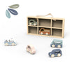 Speedy Monkey | Car Display Case with 6 Vehicles