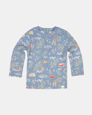Toshi | Swim Kids Rashie Half Zip Surf Soul