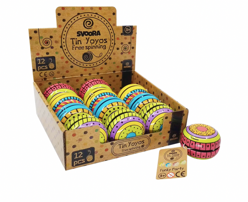 Svoora | Tin YO-YO with Free Spin “Funky Party”