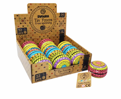 Svoora | Tin YO-YO with Free Spin “Funky Party”