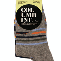 Columbine | Cotton Crew 3Pk - Skate