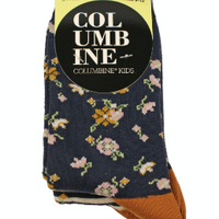 Columbine | Cotton Crew 3 Pk - Navy Floral