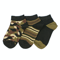 Columbine | Camo Cotton 3 Pair Pack Liners