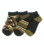Columbine | Camo Cotton 3 Pair Pack Liners