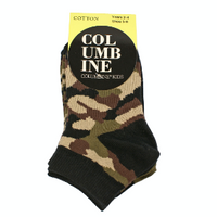 Columbine | Camo Cotton 3 Pair Pack Liners