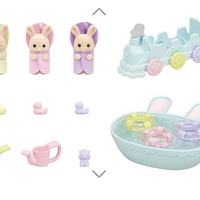 Sylvanian Families | Triplets Baby Bathtime Set