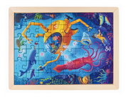 Hape | Double Sided Colour Puzzle - Ocean Rescue