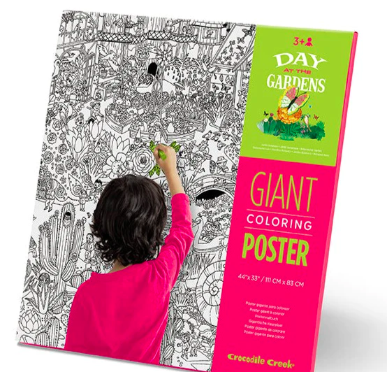 Crocodile Creek | Giant Colouring Poster - Day at the Gardens