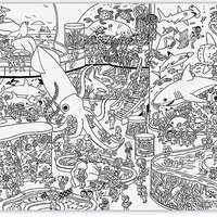 Crocodile Creek | Giant Colouring Poster - Day at the Aquarium