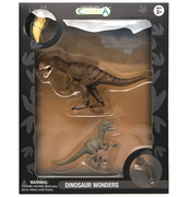 CollectA | Gift Set - T-Rex & Velociraptor w Replica Tooth