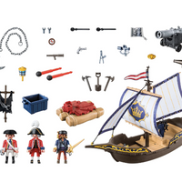 Playmobil | Pirates Redcoat Caravel 70412