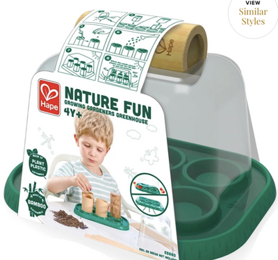 Hape |Nature Fun Growing Gardeners Greenhouse