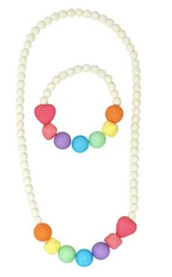 Pink Poppy | Over the Rainbow Necklace & Bracelet Set