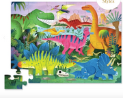 Crocodile Creek |  Dino Land Floor Puzzle 36 piece