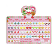 Pink Poppy | 30 Stick On Christmas Earrings