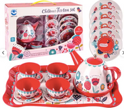 Childrens Tin Tea Set 15 pcs