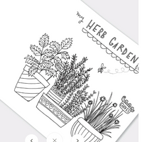 Rachel Ellen | Colouring Book - Little Gardener