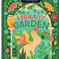 Hinkler | Vibrant Garden Colouring Book