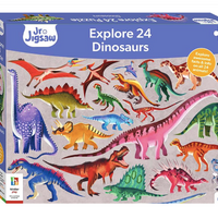 Hinkler | Puzzle - Explore 24 Dinosaurs