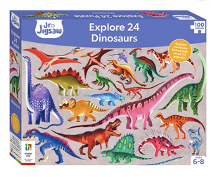 Hinkler | Puzzle - Explore 24 Dinosaurs