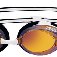 Zoggs | Goggles - Racespex Mirror - White Black Mirrored Orange