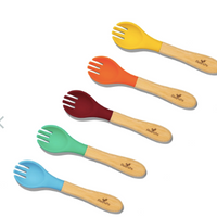 Avanchy | Silicone Tip Bamboo Baby Fork