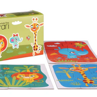 Barbo Toys | 3 Puzzles - Safari